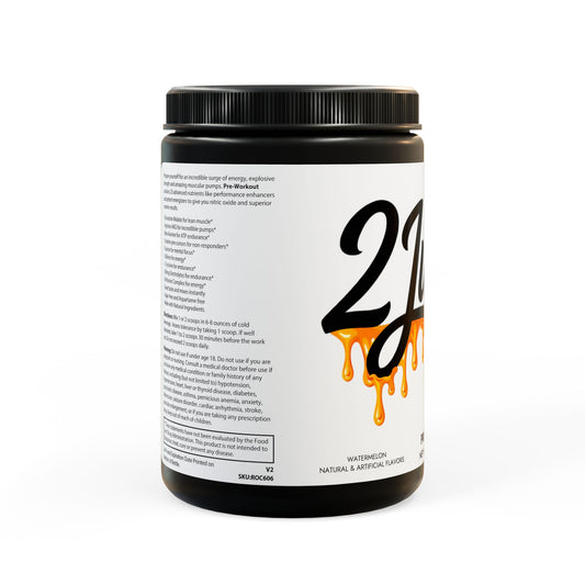 2JUICED™ Pre-Workout Supplement, Watermelon (with Beta Alanine)