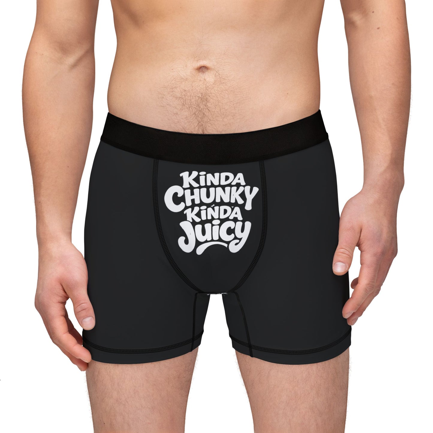 Men's Boxer Briefs — 'Kinda Chunky Kinda Juicy'