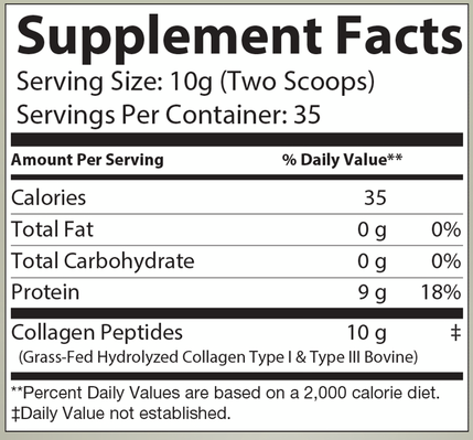 2JUICED™ Collagen Peptides Type I & III Supplement
