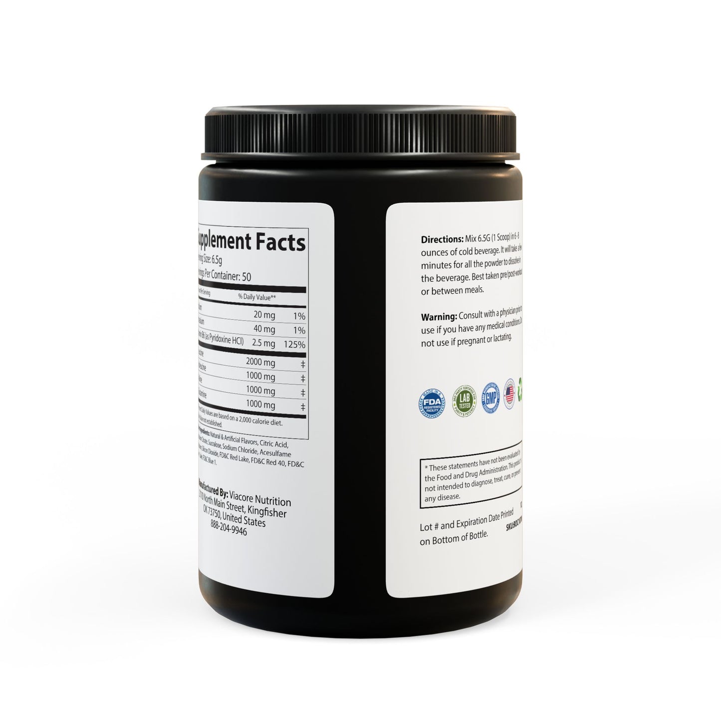 2JUICED™ BCAA Supplement, Grape (50 servings)