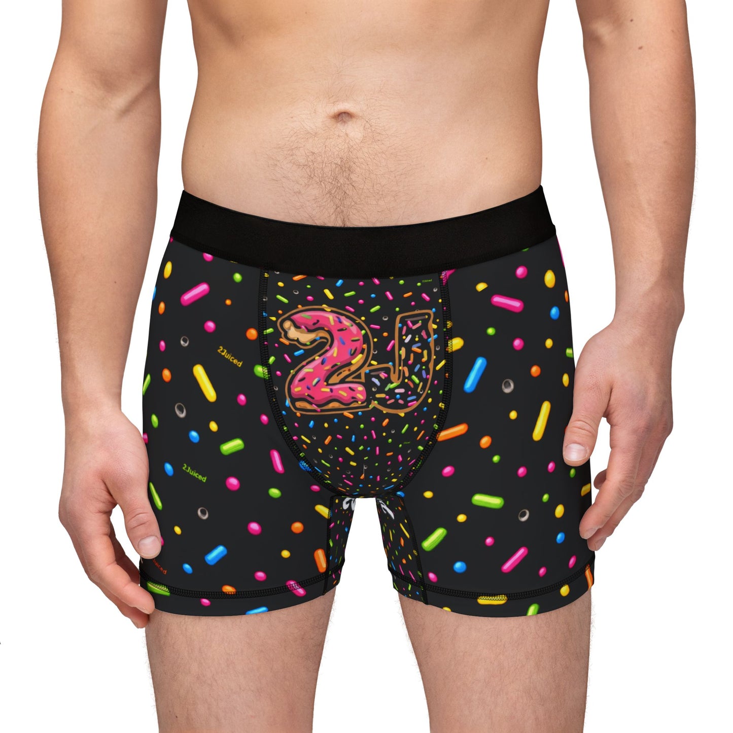 Sprinkled Donut Men’s Boxer Briefs